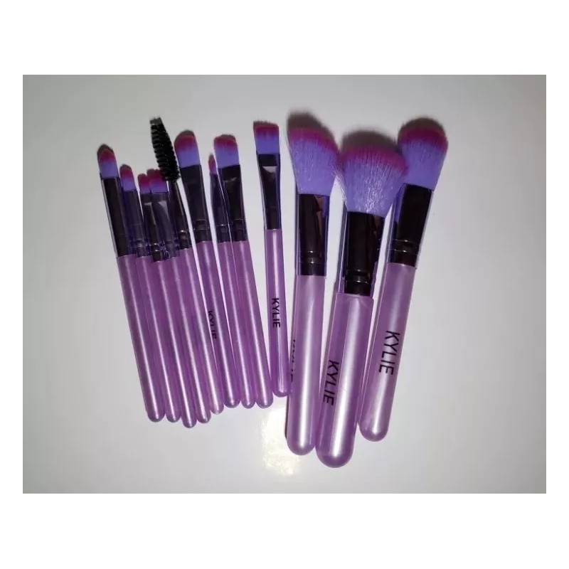 Kylie Cosmetics Brochas Maquillaje Tipo Kylie Set Estuche 12 Profesionales