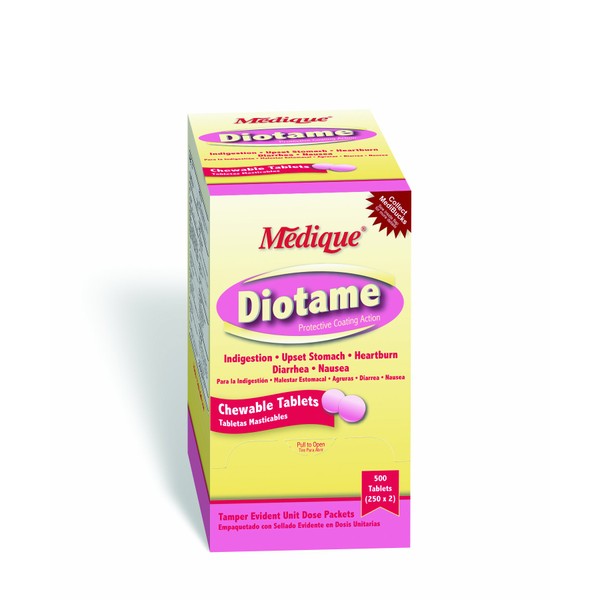 Medique Products 22013 Diotame Tablets, 250-Packets of 2