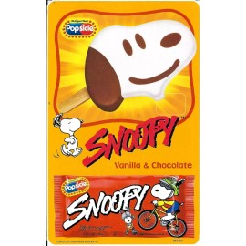 Popsicle Snoopy Character Face Ice Cream Bar, Ice Truck Sticker 5"x8"