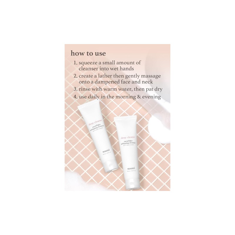 nooni [nooni]Snowflake Whipping Cleanser 150ml