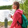 Insulated vacuum Thermo Bottle 1000ml/33.8oz with cup Stainless steel coffee