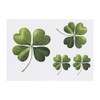4 x 'Four Leaf Clover ' Temporary Tattoos - Water