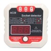 Polarity Socket Tester, 250V 50Hz 60Hz LCD Electric Leakage Outlet