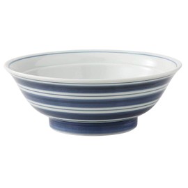 Hasami Pottery 140808 Wayama Pot, Ramen Pot, 7.9 inches (20 cm), Komasuji Pomegranate, White
