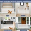 Reinforced 18" Tall Retractable Gate Step Over Dog Gate, 55"