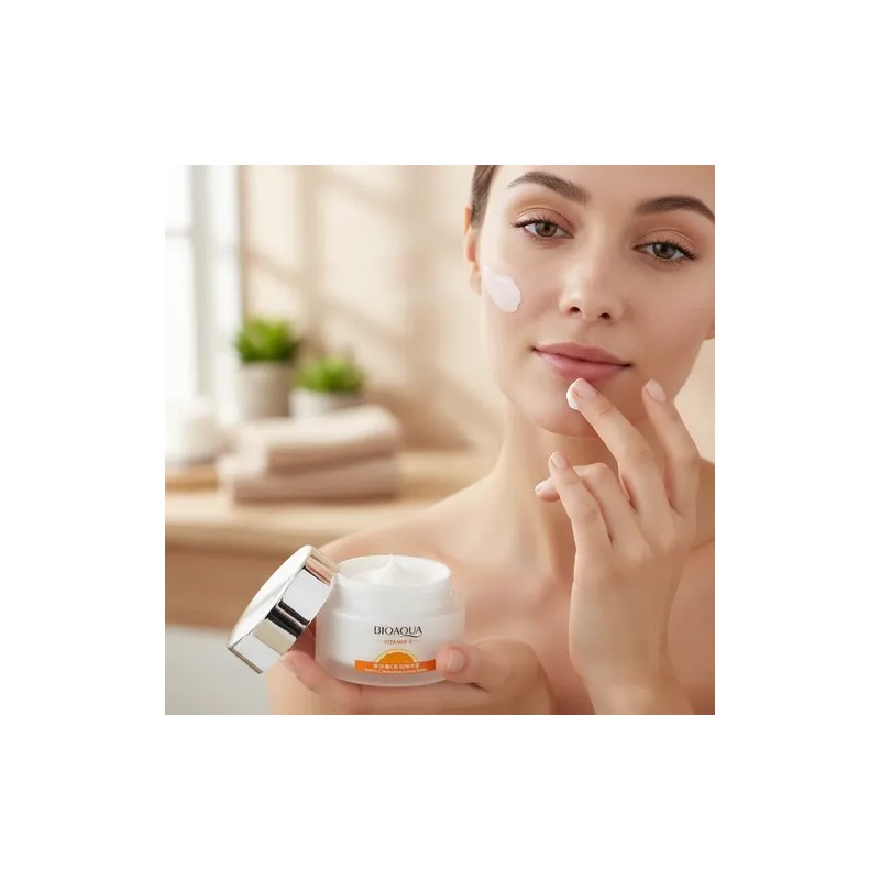 Crema Bioaqua Vitamina C Manchas Día Y Noche