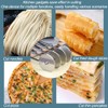 MTOMDY 5-Wheel Pastry Knife, Spaghetti And Noodle Slicer, Stainless Steel