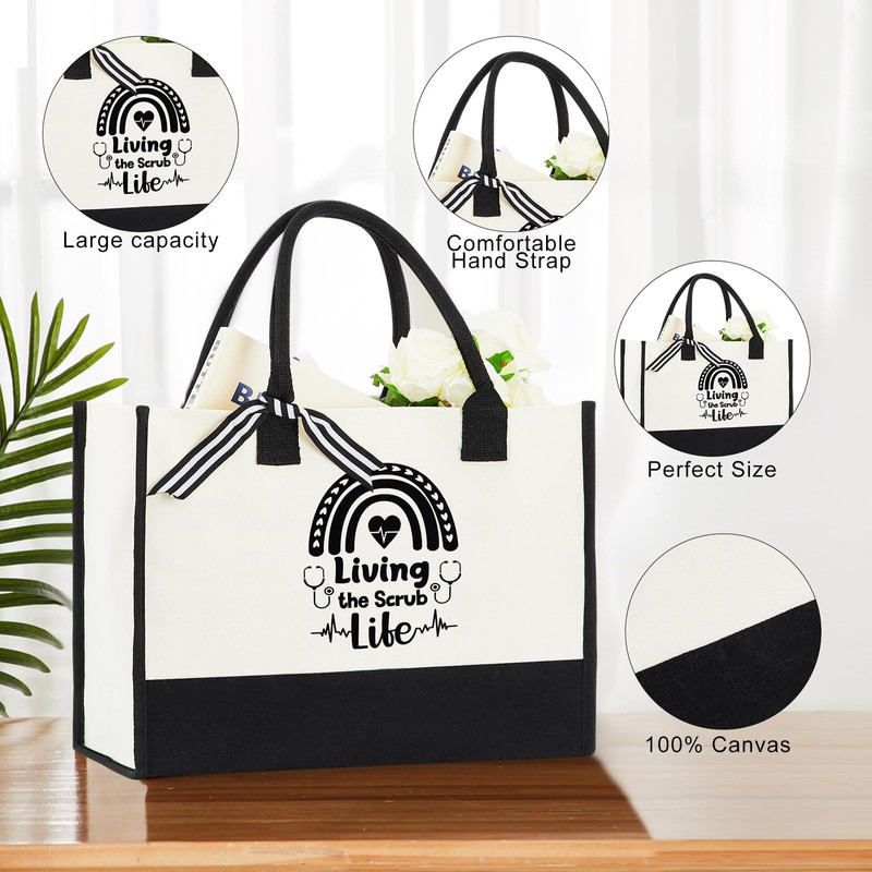 7 Pcs Nurse Week Appreciation Gifts Canvas Bag Tumbler Pen