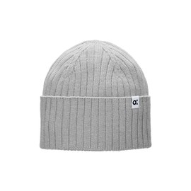 OPUS Women's Knitted Hat Adela Cap Made of Soft Viscose Mix, Hazy Fog Melange