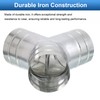 TOP-VIGOR 5" Inch to 5" Inch Y Shape Duct Splitter,