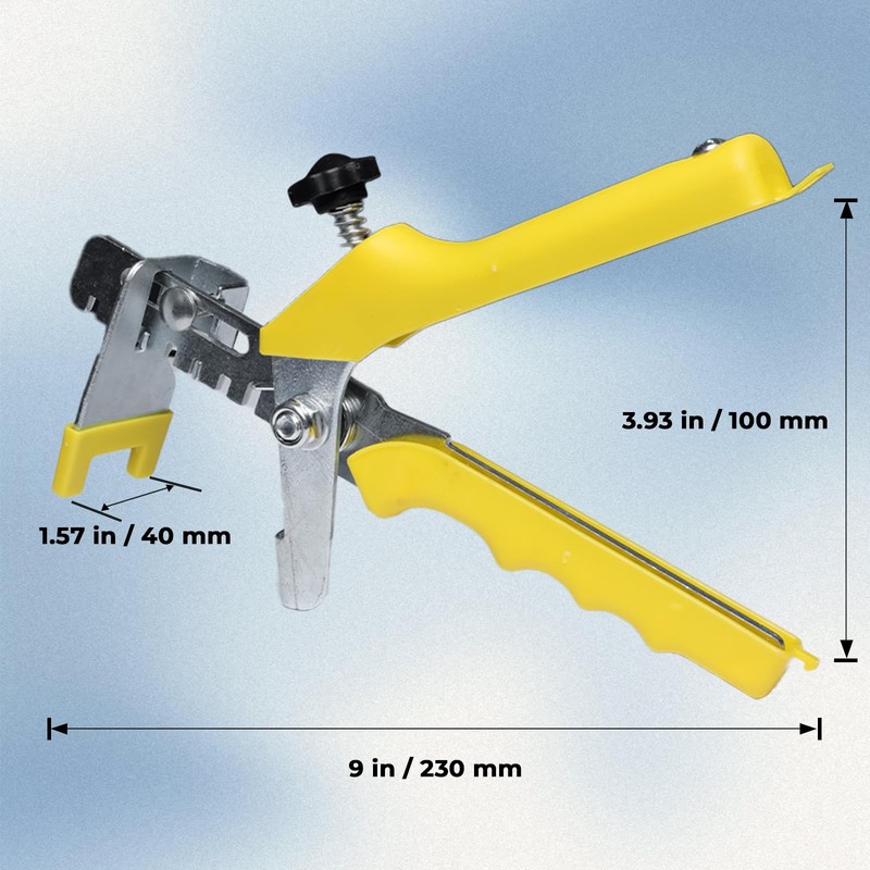 Eunice Tile Leveling System with Plier - 300 Leveling Clips