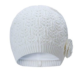 Vivobiniya - Gorros de punto para recién nacidos y bebés, gorro de invierno para bebés, 100% algodón, Blanco(2), 1-4 Años