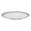 G.E.T. 12" Heavy-Duty Wide Rim Melamine Plastic Dinner Plate (Set