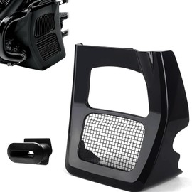 VPZMT Vivid Black Chin Spoiler Fits for Harley Touring, Road King, Street Glide, Road Glide, and Electra Glide Standard Models 2017-2025