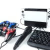アンサー Switch有機ELモデルドック用 寝かせて立たせて2Wayスタンドハブ【横置き/縦置き/USBハブ機能/約20度傾斜/TVボード収納】
