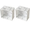 Cutelec Box Mounting Bracket 1set for 1-1/2" Blinds White Color