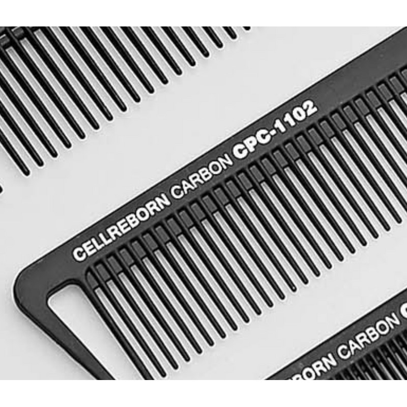 Selibon Reinforced Ceramic Carbon Comb CPC-1110, Black, 1 Piece