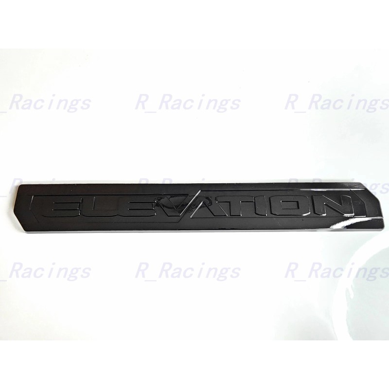 GMC Overlay 4PCS Gloss black Door Rear Sierra Elevation Emblem