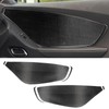 Fancemot Real Carbon Fiber Door Panel Scratch Protector Decoration Trim
