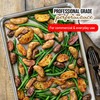 JoyTable Aluminum Baking Sheet Set, 3 Pack Sheet Pan, Commercial