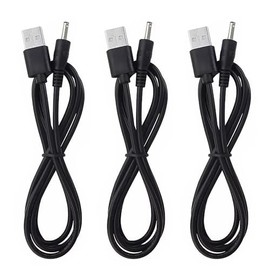 USB to DC 3.5mm x 1.35mm Power Cord 4FT, USB 2.0 A Male to DC 3.5mm x 1.35mm Male Plug 12V 2A Power Charging Cable, for USB Lights, USB Fans, Speaker and More