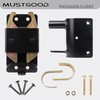MustGood Heavy Duty Farm Gate Latch 2 Way Gate Latch