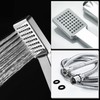 ENKI, EH008, Modern Square Shower Head and Hose Kit with