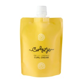 Curly Me Curl Cream Refill, Unscented, Curl Cream Refill (Fragrance-free), Improves Your Comb Hair, For Tempa, Perma, Curly Hair (5.3 oz (150 g) Pouch)