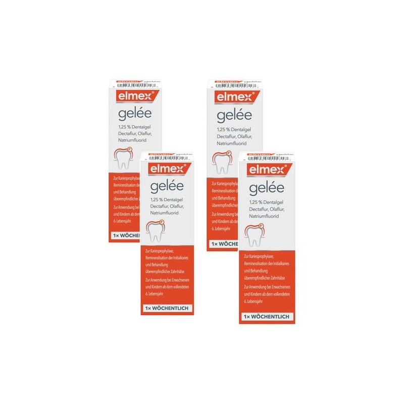 Multipack Set with Fluoride Tooth Gel [4 x 25 g]