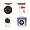 mozhijing Constellation Embroidery Kit for Adults with Stamped Pattern, Round