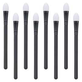 HJZHII 8 Pcs Eyeshadow Applicators, Silicone Makeup Applicator Silicone Makeup Brush Lash Shampoo Brush Eye Shadow Sticks Jelly Eyes Cream Applicator Tool Lip Mask Make up Brushes for Liquid Cream