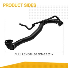 Radiator Hose Heater Hose Compatible with 2009-2018 Tiguan Coolant Pipe Part Number 5N0121101G