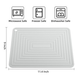 IFFMYJB Silicone Trivets for Hot Pots and Pans Hot Dishes, Durable Silicone Pot Holders, Multipurpose Silicone Heat Resistant Mat for Kitchen Countertops, Teal Silicone Hot Pads, Drying Pad 2 Set