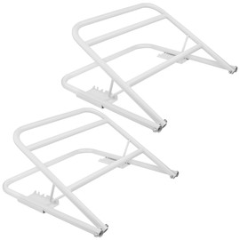 2 Pack Under Mattress Bed Wedge, Metal Wedge for Under Mattress, 4 Height Adjustable Mattress Elevator, Under Support & Mattress Riser for Sleep Assistance, Acid Reflux, Back Pain and Heartburn