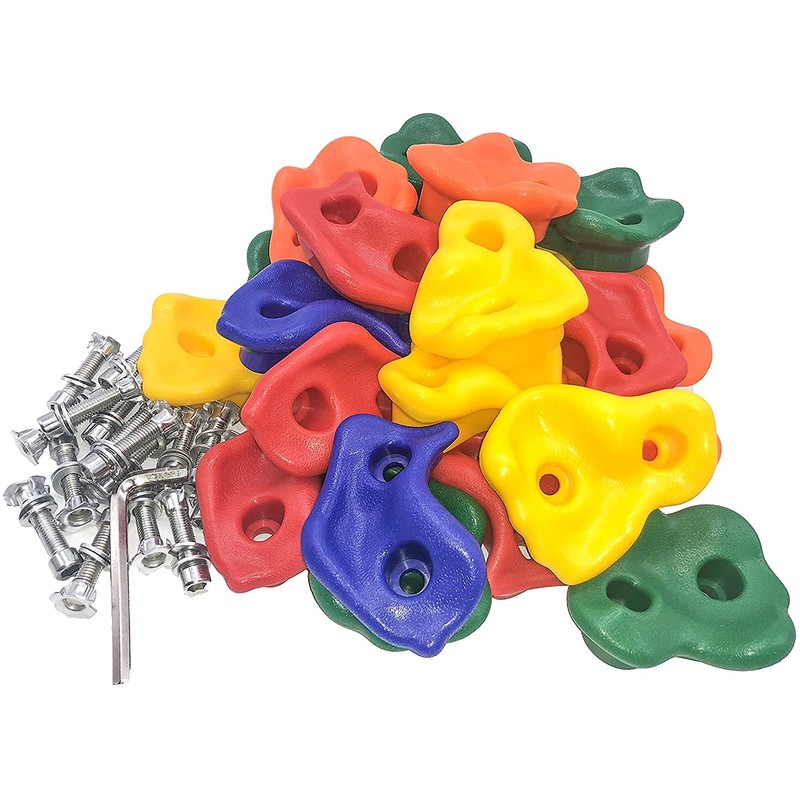 KINSPORY 20pc Rock Wall Climbing Holds Kids & Prise Escalade