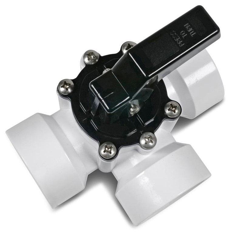 3-Way Valve 1 1/2 Inch Internal Thread - ABS Housing