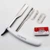 Professional Barber Straight Edge Razor Safety with 20-Pack Derby Blades