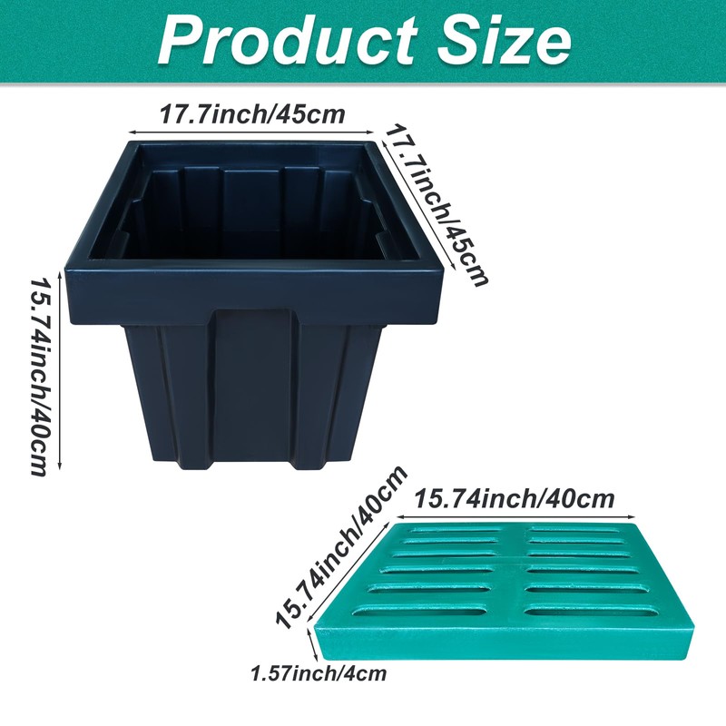 Catch Basin Drain Grate with Frame Thickness Drain Box with