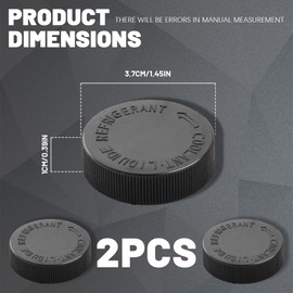 2PCS Coolant Reservoir Cap, Engine Radiator Coolant Overflow Antifreeze Reservoir Tank Cap, 21712-79900 Coolant Water Tank Reservoir Cap Compatible with Nissan Infiniti Murano Quest EX35 FX37 G37