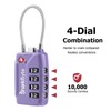 SharkByte TSA Approved Suitcase Locks - 4 Digit Security Travel