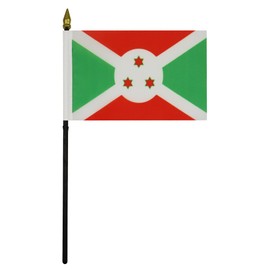 Desk Flag Burundi Flag Canada Table Flag 4 x 6 Inches 15 X 10 cm Golden Splitze Buru AZ Flag