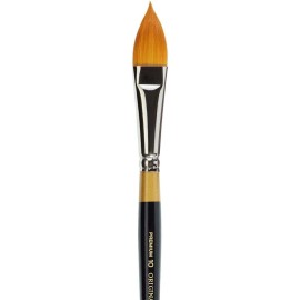KINGART Original Gold 9930 Series, Golden Taklon Oval Floral Petal Artist