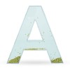 Letter A Glitter-Filled Acrylic Snow Globe