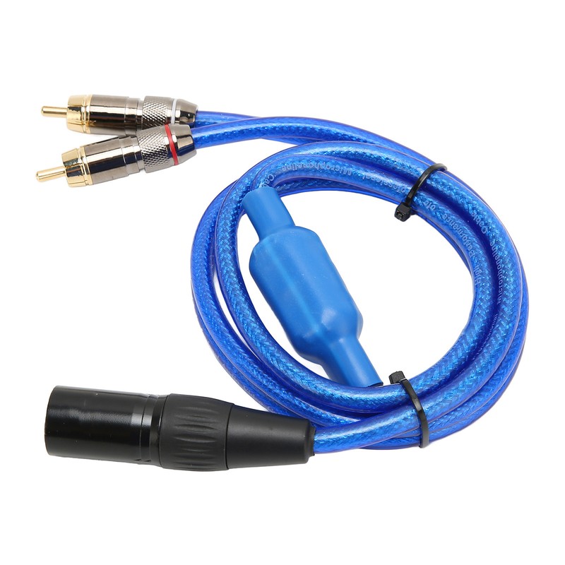 XLR Male to Dual RCA Sound Cable 3.3ft Stereo XLR