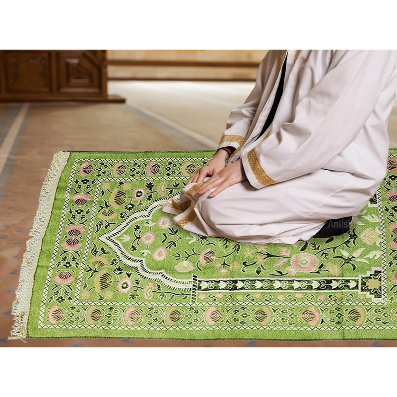 Anlising Muslim Prayer Mat, Islamic Prayer Rug, Islamic Prayer Mat