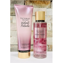 Victoria's Secret VELVET PETALS 8.4 oz Body Mist and Lotion