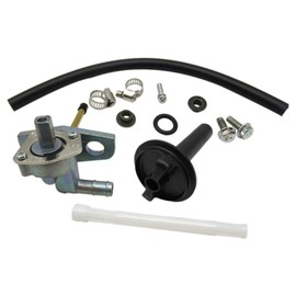 Vicue Fuel Valve Petcock with Lever Screw for 2002-2004 Honda Foreman 450 TRX450FE 4x4 ES/450 TRX450FM 4x4 S 16950-HN7-003 16950-HM8-003
