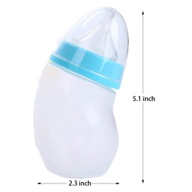 SILVERWING Pet Feeding Bottle, Nurser Bottle for Baby Small Cats Dogs, Professional Feeding Nipple Bottle for Kitten Puppy Small Animals-180ML, Random Color