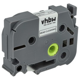 vhbw Druckkopf Reinigungskassette kompatibel mit Brother PT 2100VP, 2100, 2030AD, 2030VP, 210E Beschriftungsgerät - 2,5mx 18mm