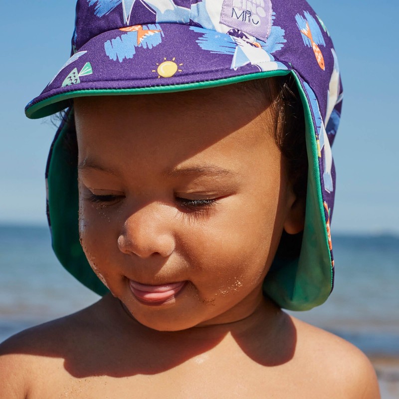 Bambino Mio Unisex Baby Swim Sun Hat Reversible Sun Hat,